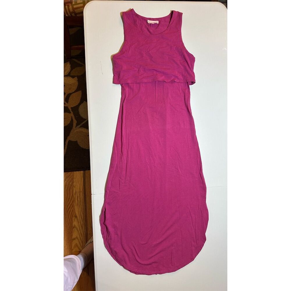 Synergy Organic Women's XS Pink Sleeveless Dress Casual Chic